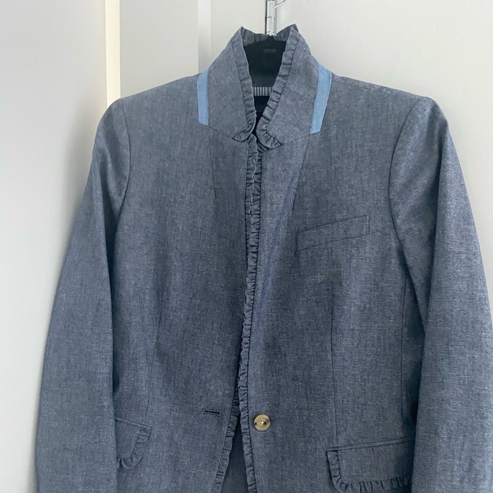 J Crew Regent Denim Suit